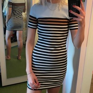 T by Alexander Wang striped dress